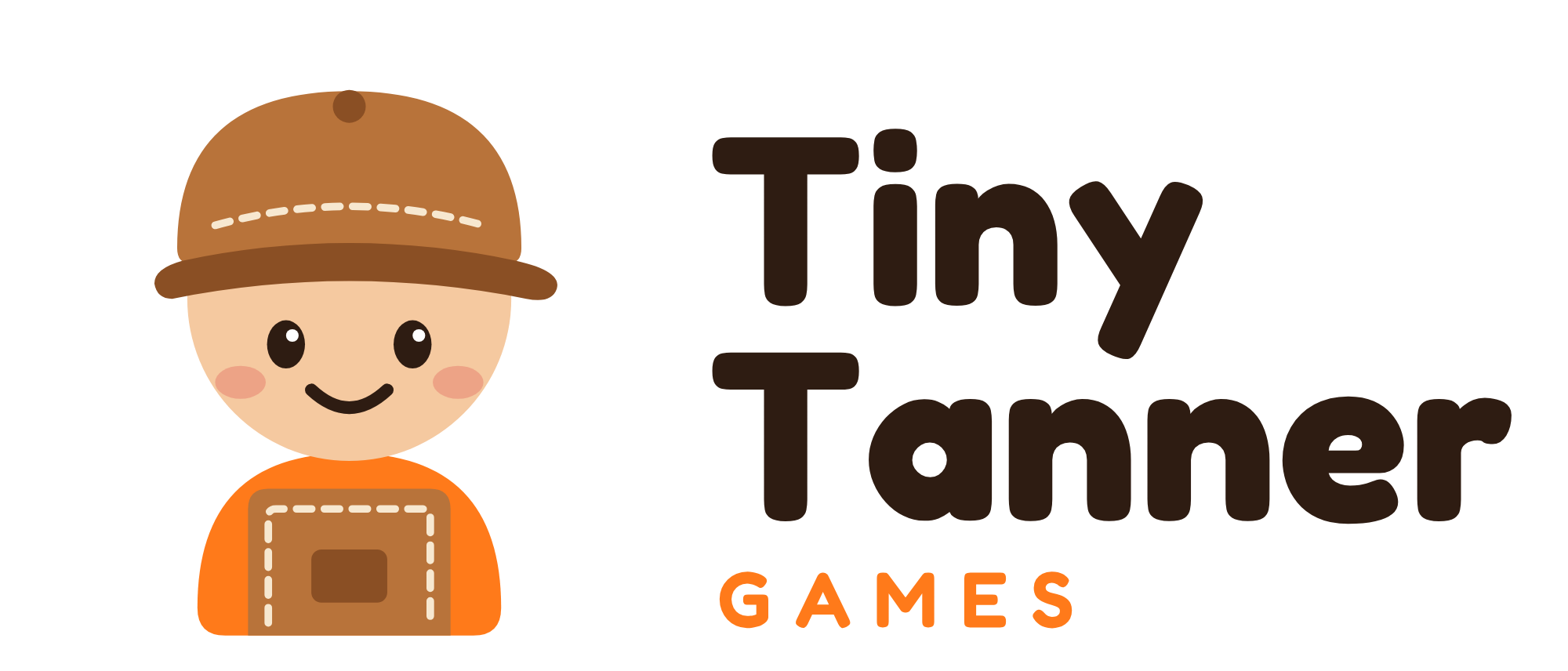 Tiny Tanner Games logo for light backgrounds